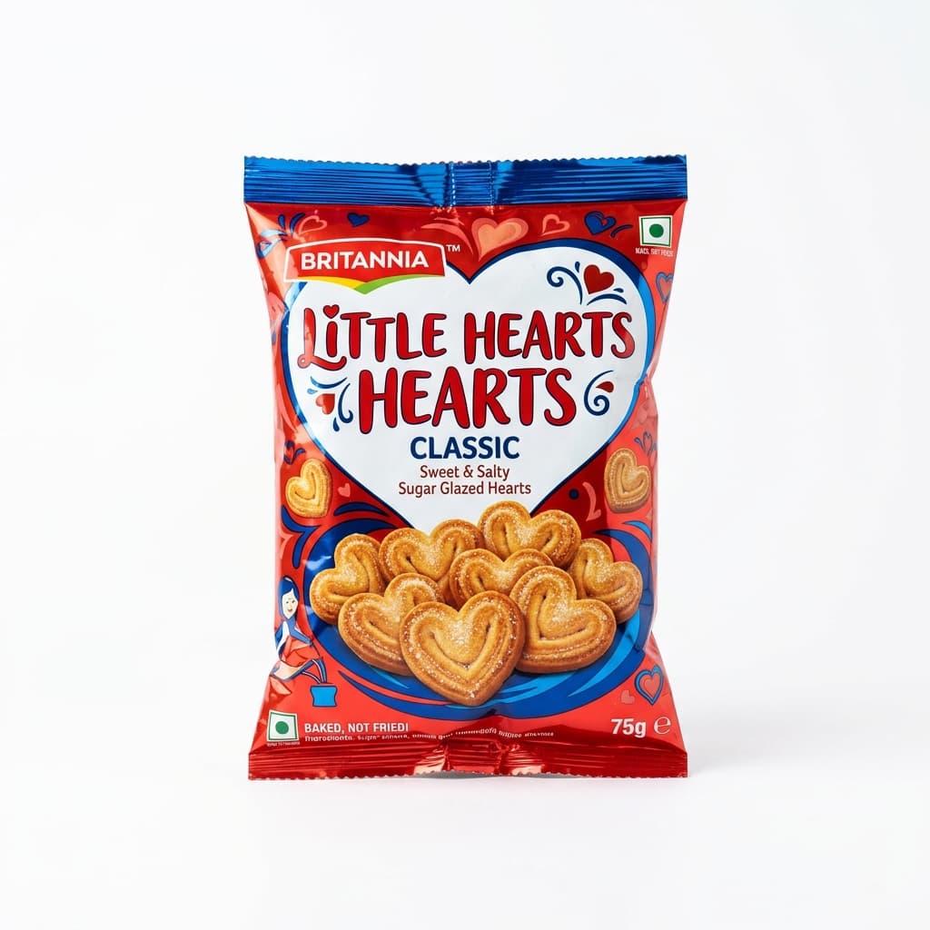 Britannia Little Hearts Classic Sweet & Salty 75g