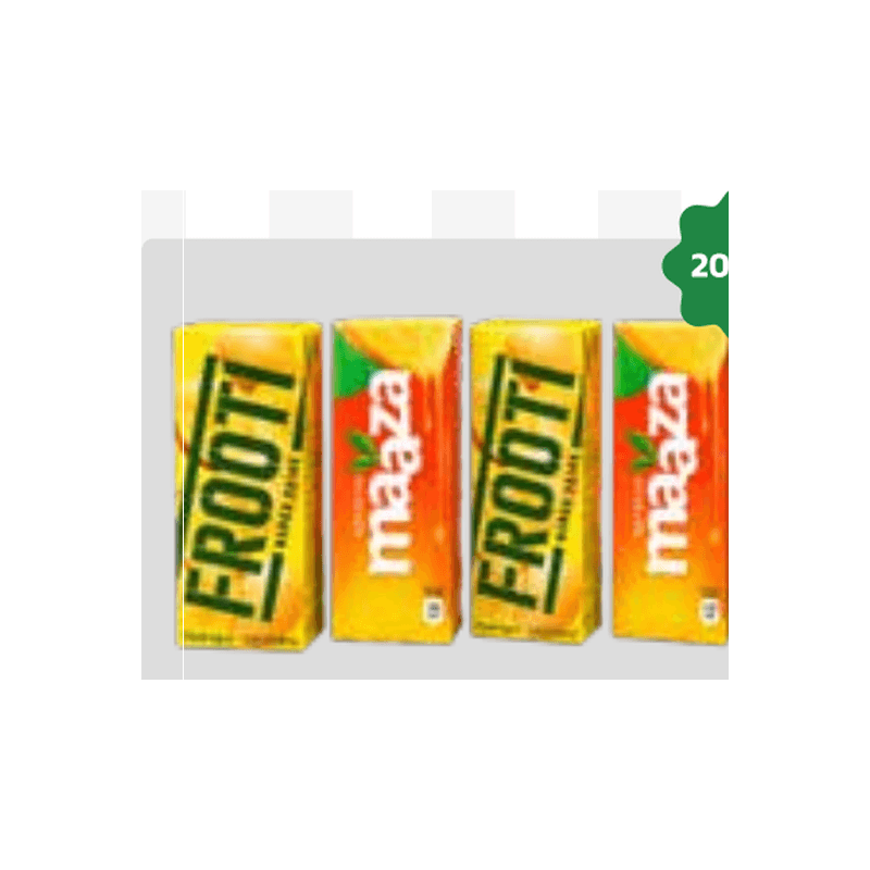 Frooti & Maaza Indian Mango Juice Drink 200ml