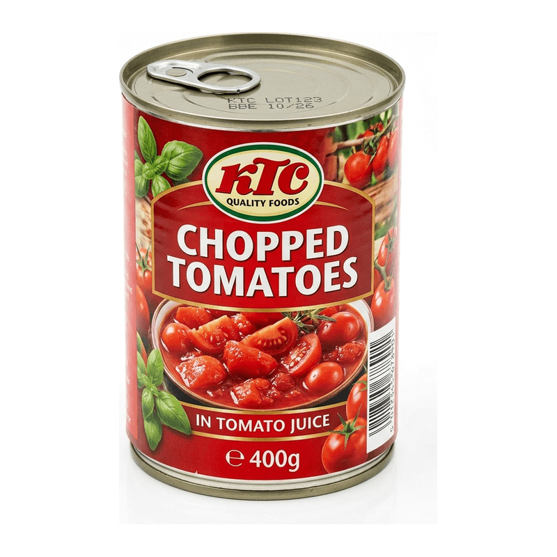 KTC Chopped / Plum Canned Tomatoes 400g