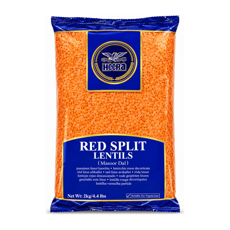 Heera Premium Red Split Masoor Dal 2kg